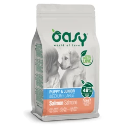 Oasy Monoproteico Puppy Medium Large Salmone - 12 Kg
