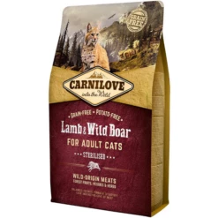 Carnilove Cat Sterilised Agnello E Cinghiale - 2 Kg