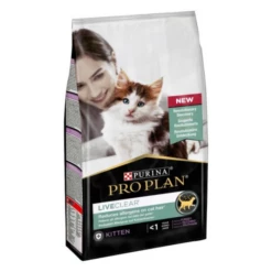 Purina Pro Plan LiveClear Kitten Crocchette Gatto Con Tacchino - 1,4 Kg