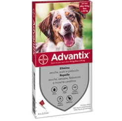Advantix Spot-On Per Cani 10-25 Kg - 4 Pipette
