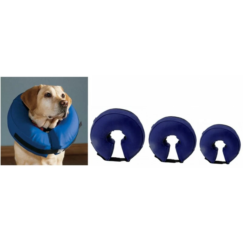 Collare Elisabettiano Gonfiabile Leopet - S: 15-25 Cm