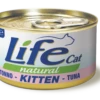 Life Cat Natural Kitten 85 Gr - Tonno