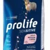 Prolife Sensitive Cane Adult Medium/Large Maiale E Riso - 10 Kg