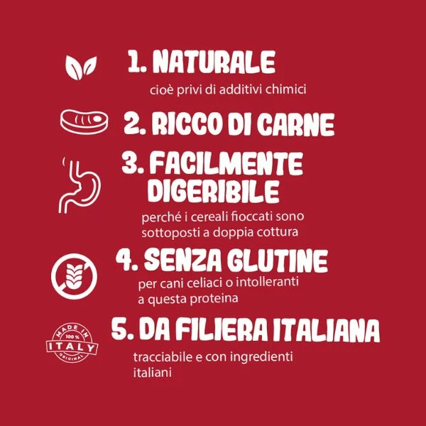 Delibau Superpremium Cibo Per Cani Adult Medium-Large Agnello - 2,5 Kg - immagine 2