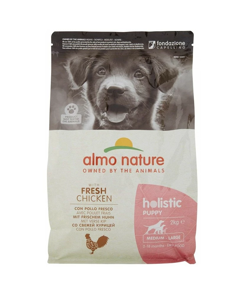 Almo Nature Holistic Medium Puppy Con Pollo - 12 Kg