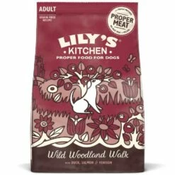 Lily's Kitchen Adult Duck, Salmon & Venison Wild Woodland Walk - 7 Kg