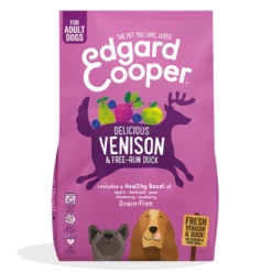 Edgard & Cooper Adult Grain Free Anatra E Cervo - 2,5 Kg (formato Crocchetta Normale)