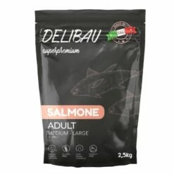 Delibau Superpremium Cibo Per Cani Adult Medium-Large Salmone - 2,5 Kg