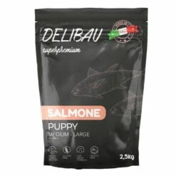 Delibau Superpremium Cibo Per Cani Puppy Medium-Large Salmone - 12 Kg