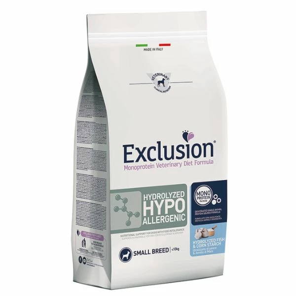 Exclusion Diet Hydrolyzed Hypoallergenic Adult Small Pesce - 2 Kg