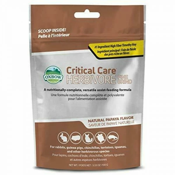 Oxbow Critical Care Herbivore Fine Grind Da 100gr - 1 Busta