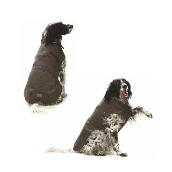 Cappotto Impermeabile Per Cani Montreal Croci - Marrone - 35 Cm - immagine 3