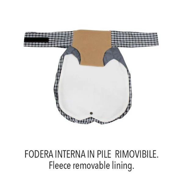 Cappotto Impermeabile Per Cani Montreal Croci - Marrone - 35 Cm - immagine 5