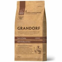Grandorf Dog Adult Medium/Maxi Grain Free Anatra E Tacchino - 3 Kg