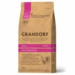 Grandolf Dog Adult Medium/Maxi Hypoallergenic Tacchino - 3 Kg