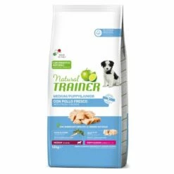 Natural Trainer Puppy E Junior Medium Con Pollo - 3 Kg