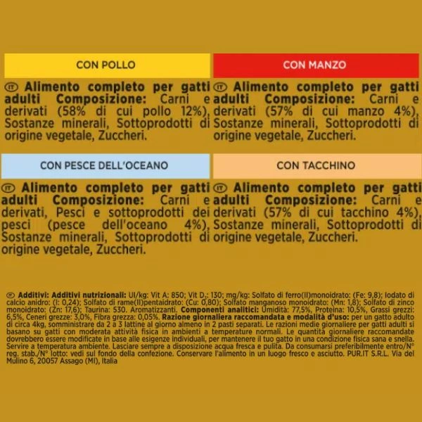 Purina Gourmet Gold Mousse Umido Gatto Multipack 24x85g - Multigusto - immagine 2