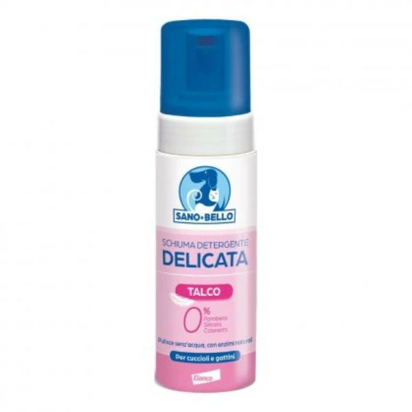 Schiuma Detergente Delicata Talco Sano E Bello Elanco - 150 Ml