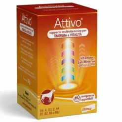Elanco Attivo Tabs Integratore Vitaminico In Compresse - 1 Confezione Da 60 Cpr
