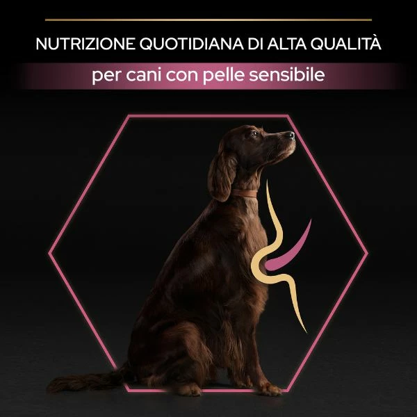 Purina Pro Plan Sensitive Skin Large Athletic Adult Crocchette Cane Salmone - 14 Kg - immagine 6