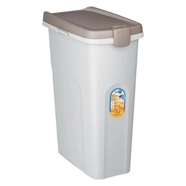Porta Crocchette Bidone Con Ruote Crock-Box PetUp - Portata 40 L - Fino A 15 Kg Di Crocchette