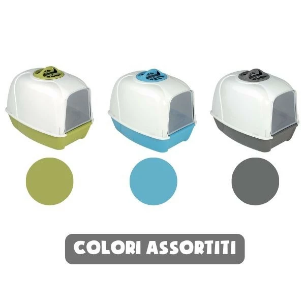 Toilette Chiusa Con Filtro Grisu PetUp - 52 X 39 X 39h Cm - immagine 2