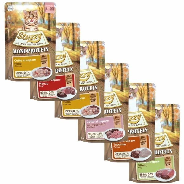 Stuzzy Cat Monoproteico Grain&Gluten Free 85 Gr - Pollo