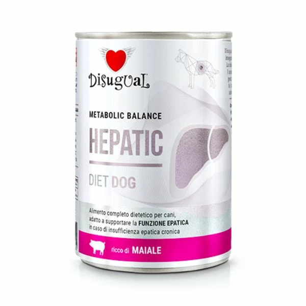 Disugual Diet Dog Metabolic Balance Patè Hepatic 400 Gr - Maiale