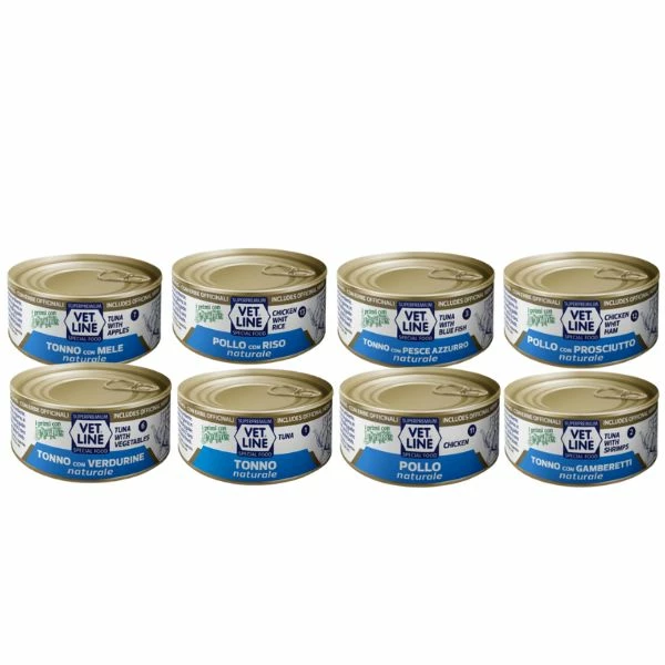 Vet Line In Acqua Di Cottura Naturale Cat 150 Gr - Tonno