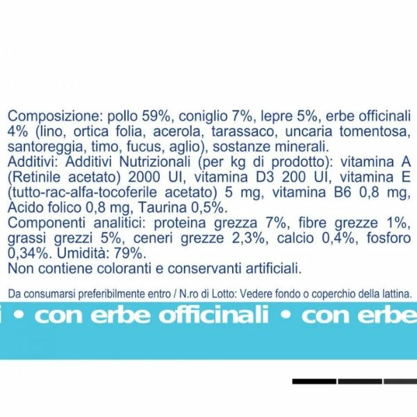 Vet Line Salute Cat Senior 85 Gr - Pollo Coniglio E Lepre - immagine 3