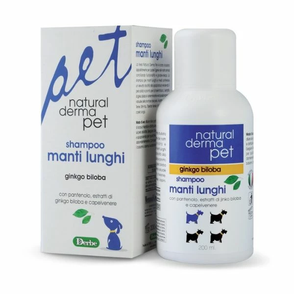 Shampoo Manti Lunghi Natural Derma Pet - Flacone 200 Ml