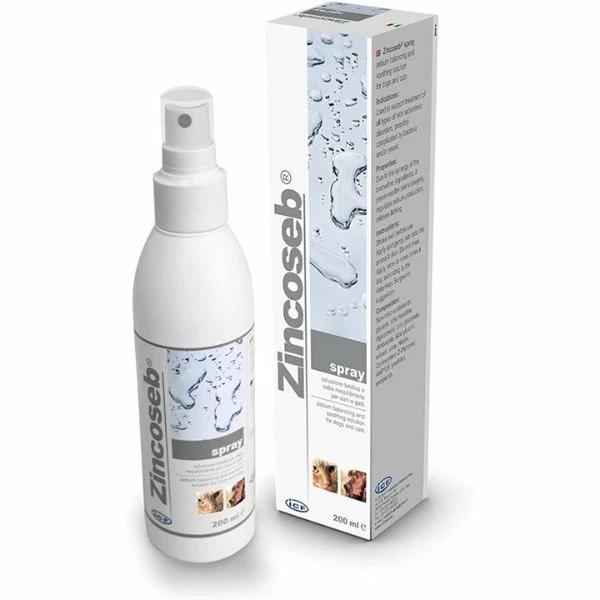 Zincoseb Spray Sebo-riequilibrante ICF Per Cani E Gatti - 200 Ml