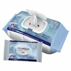 CLX Wipes ICF Salviette Detergenti E Igienizzanti Per Cani E Gatti - 40 Salviette