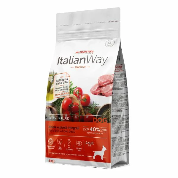 ItalianWay Mini Adult Intestinal Maiale E Piselli - 1,5 Kg