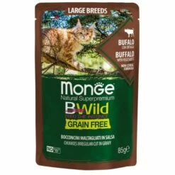 Monge BWild Grain Free Large Breed Cat 85 Gr - Bufalo E Ortaggi