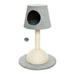 Tiragraffi Per Gatti Abat-Jour Ferribiella - 1 Pezzo: 48 X 48 X 76 Cm