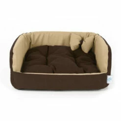 Cuccia Sofà Bicolore Premium Leopet - 50x40x18h Cm