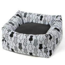 Cuccia Quadrata Mix Cats Range Rodi Leopet - 50x50x20h Cm