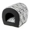 Cuccia Tunnel Mix Cats Range Vulcano Leopet - 35x50x36h Cm