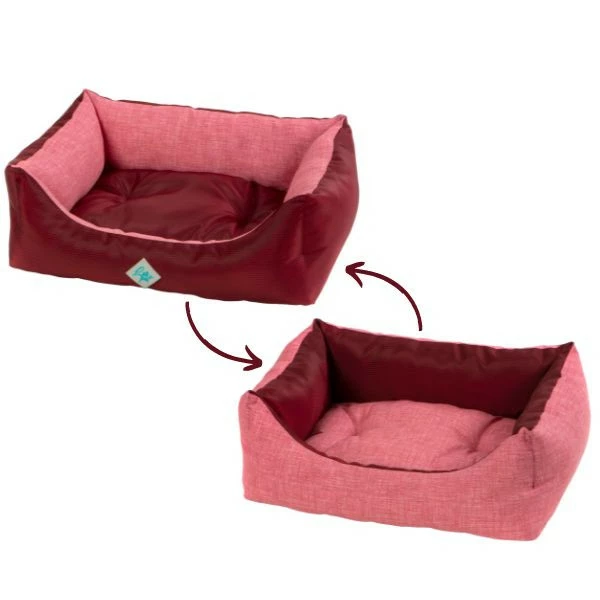 Cuccia Rettangolare Rodi Reversibile Bourdeux Technical Leopet - 60x70 Cm