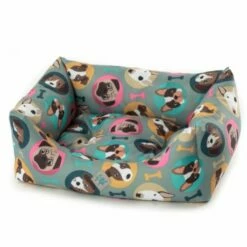 Cuccia Rettangolare Dogs Oxford Range Rodi Technical Leopet - 70x85 Cm