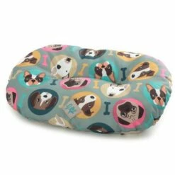 Cuscino Ovale Dogs Oxford Range Nettuno Technical Leopet - 90x65 Cm