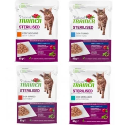 Natural Trainer Adult Sterilised Bocconcini In Salsa 85 Gr - Merluzzo