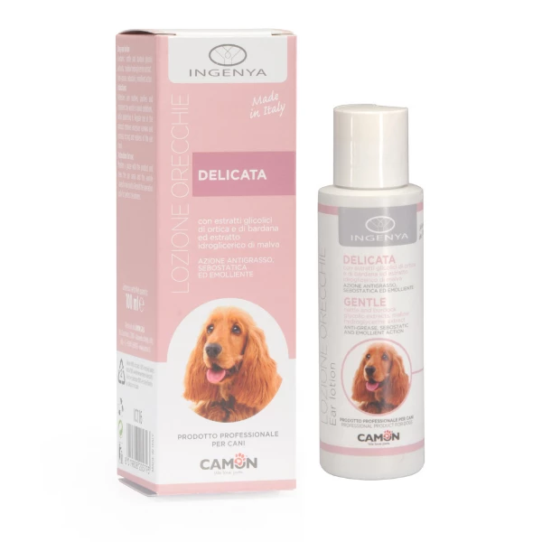 Ingenya Lozione Pulizia Orecchie Delicata Per Cani - 100 Ml