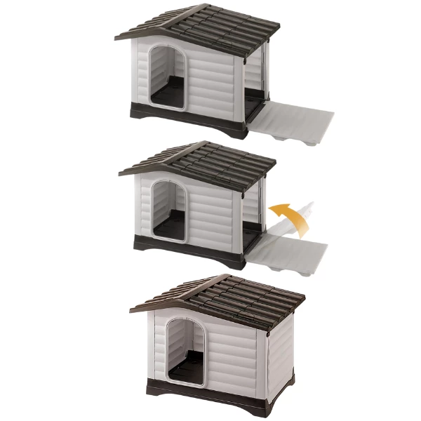Cuccia Da Esterni Dogvilla Ferplast - DOGVILLA 70: 73 X 59 X H 53 Cm - immagine 5
