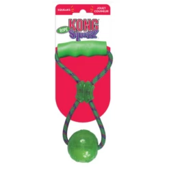 Kong Squeezz Ball Con Maniglia - Colori Assortiti - Medium