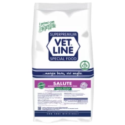 Vet Line Secco Monoproteico Cane Salute Taglia Piccola Pesce - 3 Kg