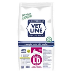 Vet Line Secco Cane Adult Less Dry Agnello - 3 Kg