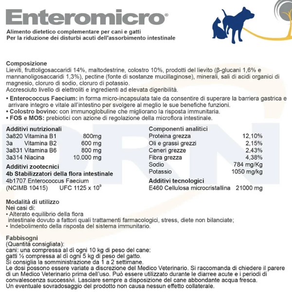 DRN Enteromicro Compresse - 1 Confezione Da 32 Compresse - immagine 2