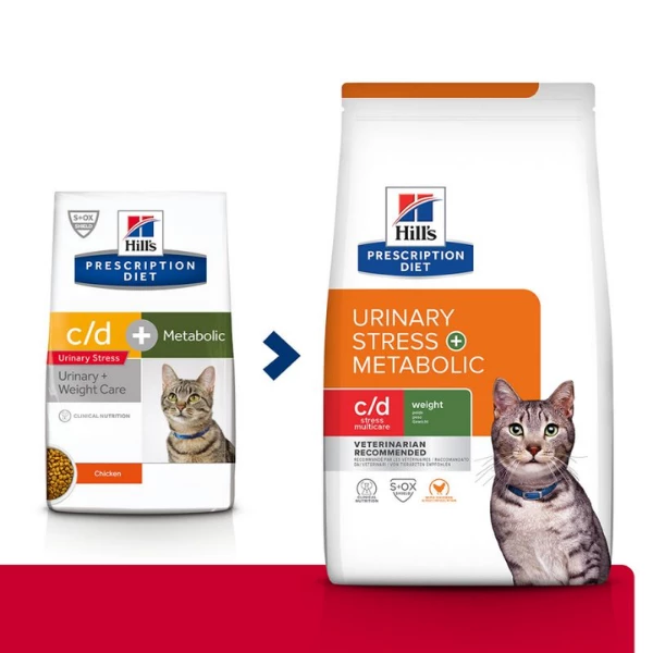 Hill's Prescription Diet Metabolic + Urinary Stress Feline - 3 Kg - immagine 2